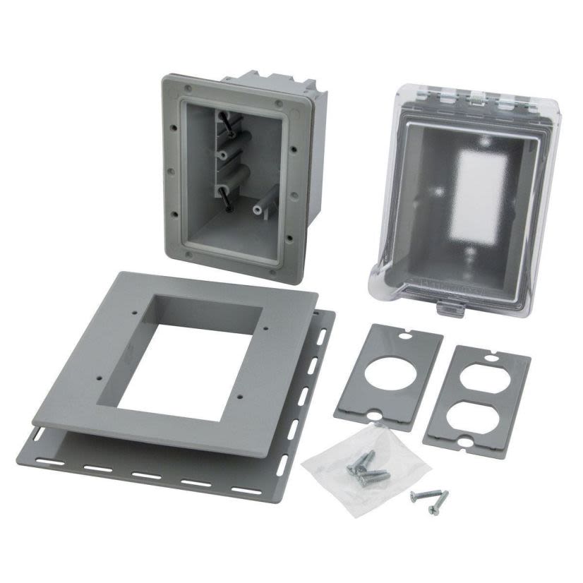 Hubbell Wiring Device - Kellems RW5420CG Extra Duty Non-Metallic Recessed WeatherproofCover