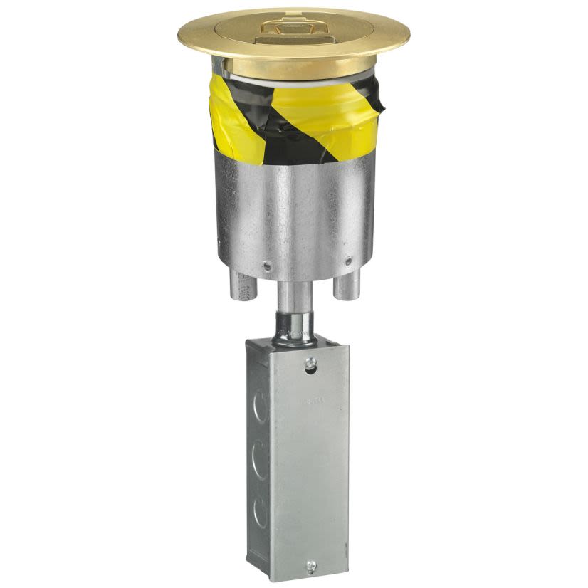 Hubbell Wiring Device-Kellems S1R4PTBRS Fire rated poke through box