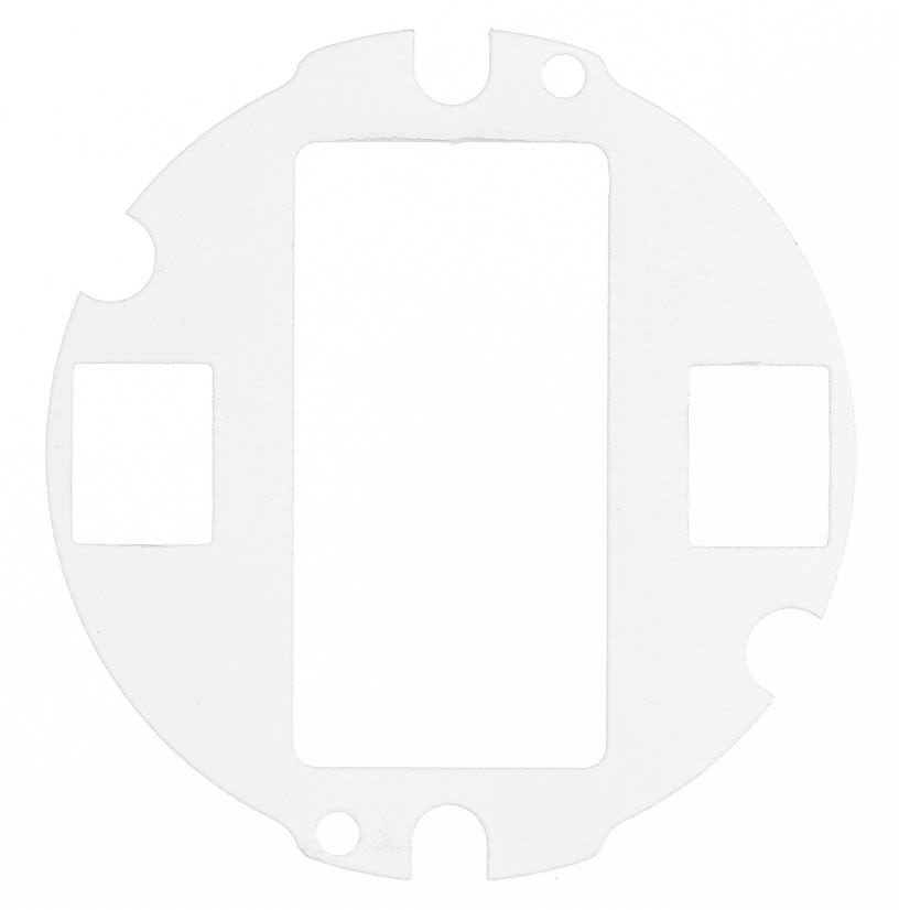 Hubbell Wiring Device-Kellems SystemOne ScrubShield S1R4SP2X2STYLE Standard Sized Sub Plate With (1) Style Line Decorator Device Opening and (2) Keystone Jack Openings, 4 in Dia, 2.64 in W, Stamped Steel