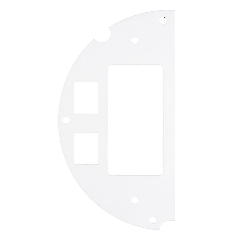 PREMISE WIRING ScrubShield S1R6SPE 50/50 Split (1) Style Line Decorator/(2) Hubbell keystone Opening/Left Side/Standard Sized SystemOne Sub Plate, Composite
