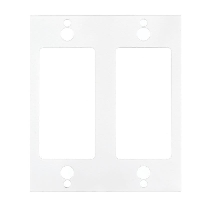 Hubbell Wiring Device-Kellems SystemOne S1R8CSPM Center Standard Poke Through Sub Plate, 3.6 in W, 2 Gangs, Composite