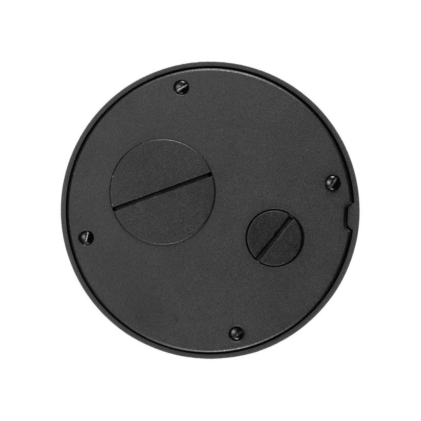 Hubbell Wiring Device-Kellems S1SPFFTBL Fabricated Furniture Feed Standard Tile Sub-Plate, 5.62 in Dia, Composite