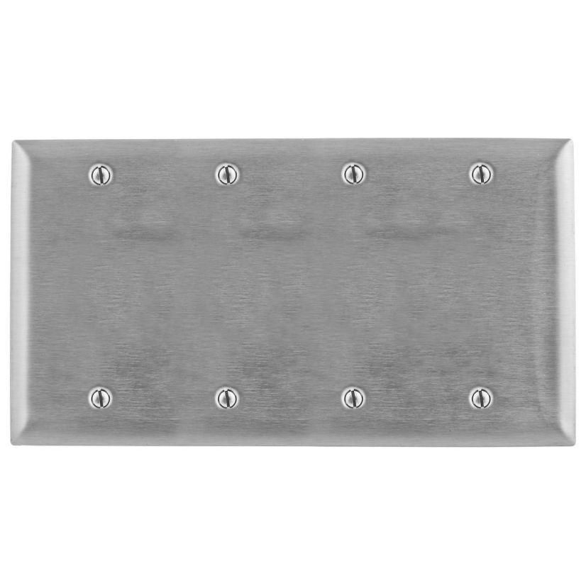 Wiring Device-Kellems SS43 Standard Blank Wall Plate