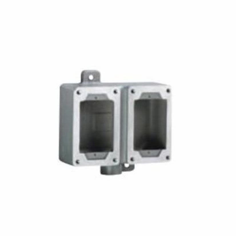 Hubbell Killark SWB-8 Dead End Explosionproof Conduit Device Box, 3/4 in, 2 Gangs