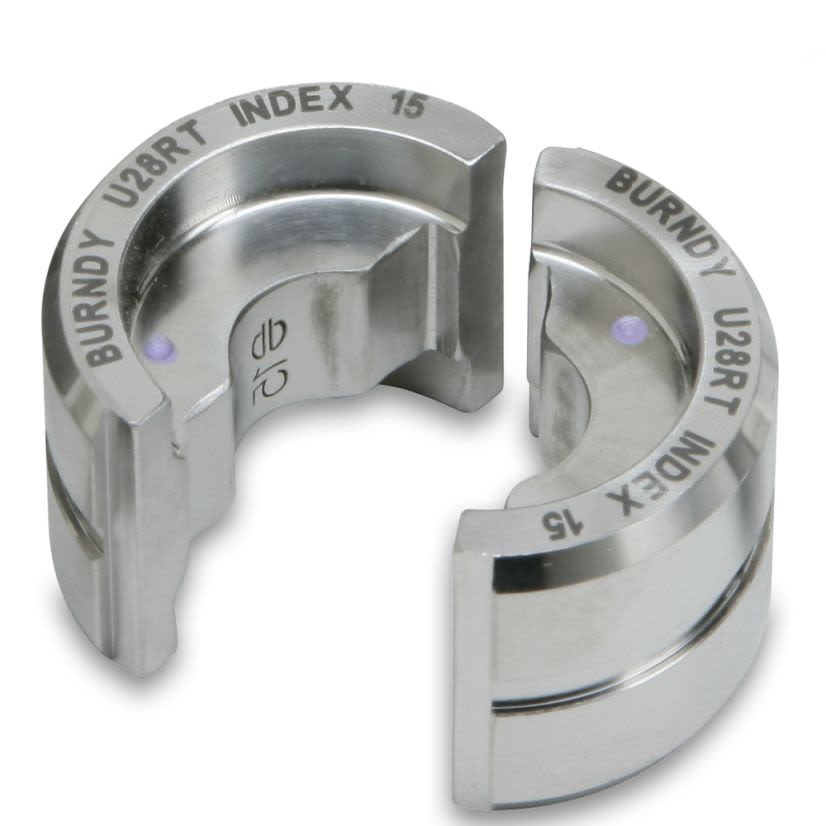 Hubbell BURNDY U28ART Style U Circular Butting Twin Crimping Die