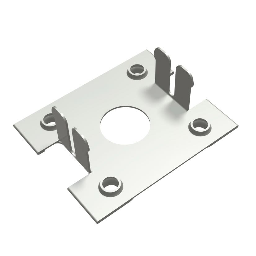 Hubbell BURNDY WEEB-DMC Grounding Clip, 304 Stainless Steel