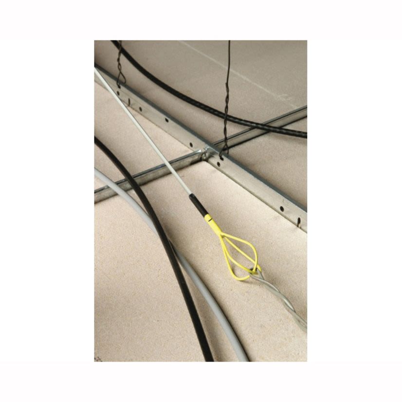IDEAL Tuff-Rod 31-631 Light Weight Fishing Pole Kit, 12 ft L, 3/16 in Dia Pole, Fiberglass, Pale Green Luminescent