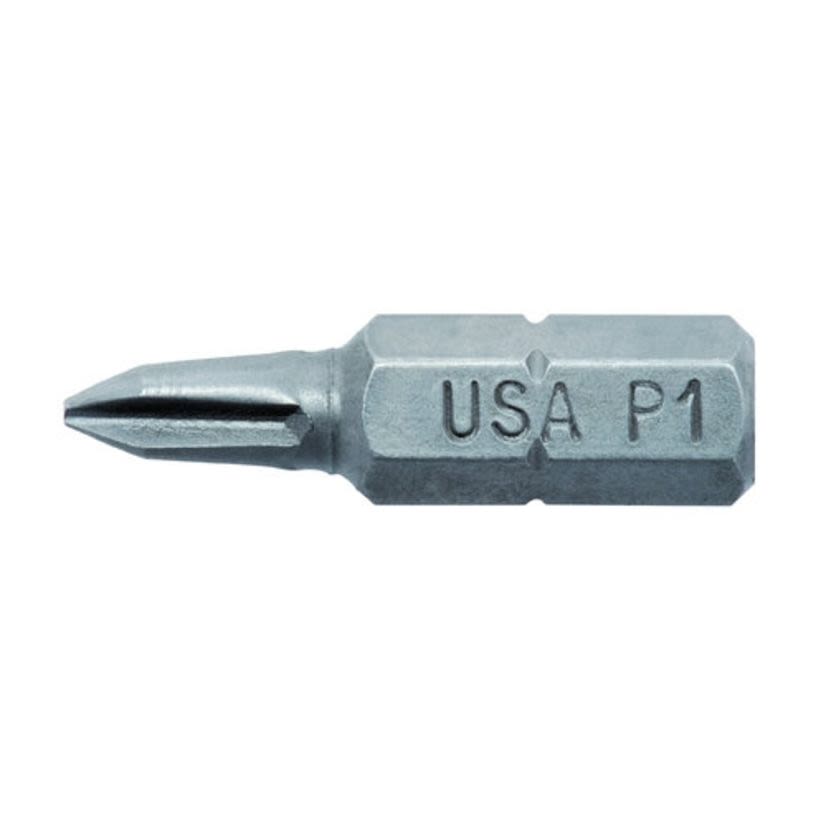 IDEAL 78-0202 Insert Bit, #2 Phillips Point, 1 in OAL, Steel
