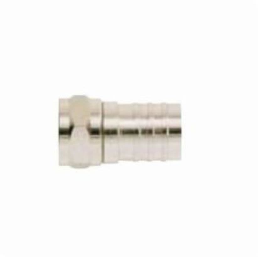 IDEAL® 85-017 Type F Coaxial Connector, Crimp-On Connection, RG-6 Cable