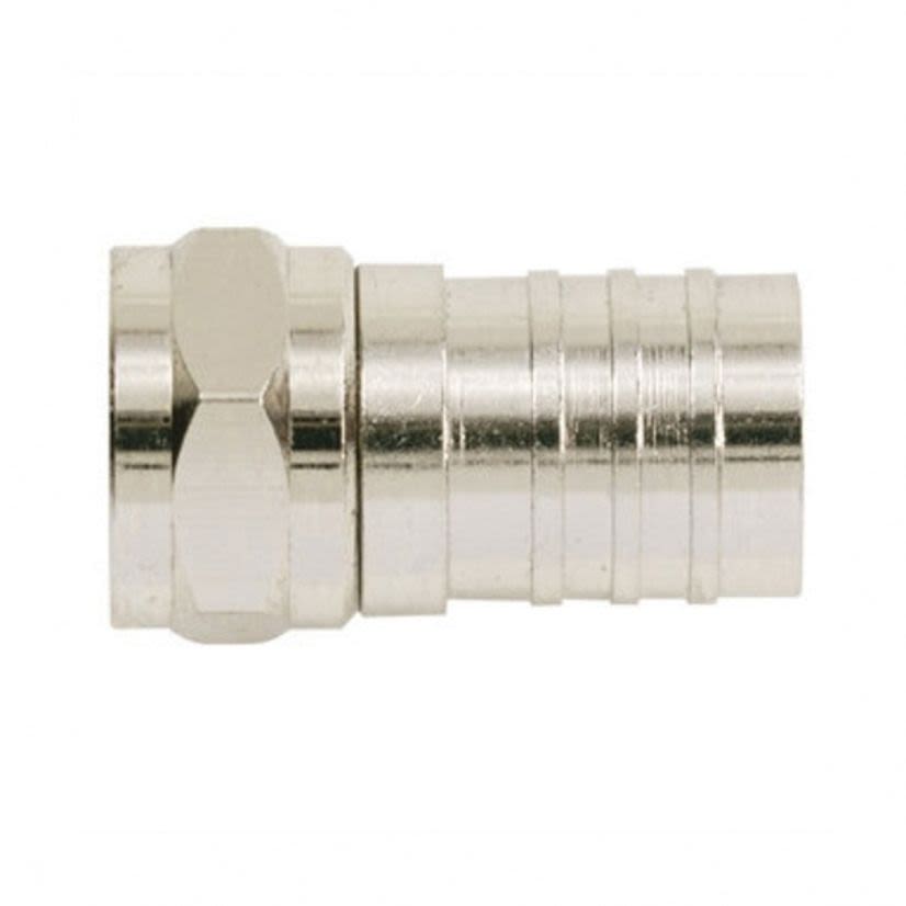 IDEAL 85-053 F-Type Connector, Twist-On Connector, RG-6 Cable