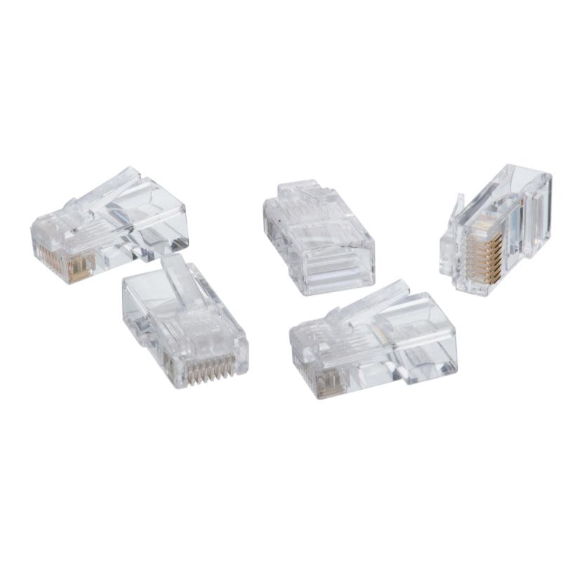 IDEAL 85-147 Modular Plug, Cat 5e RJ11/RJ45 Module, 8 Ports