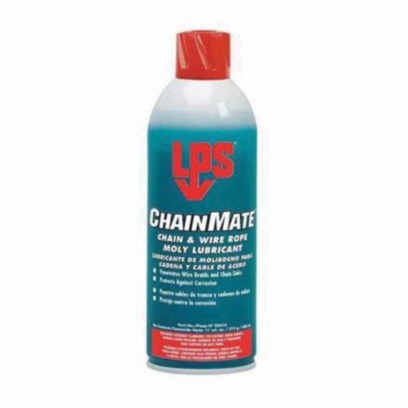 ITW Pro Brands LPS® ChainMate® 02416 Wire Rope Lubricant, 16 oz Aerosol Can, Gas, Black/Dark Gray, 0.74 to 0.76