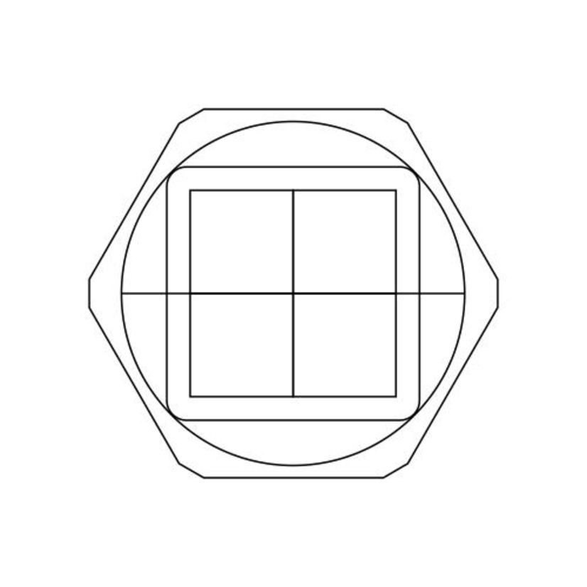 Icotek 45037 Split Cable Gland, 17 mm Dia Cable, For Use With Grommets 1 x KT small, Polycarbonate, Gray