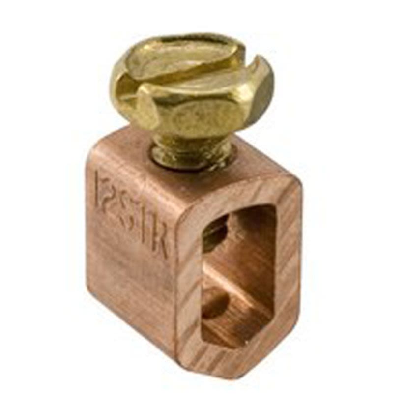 ILSCO ClearChoice SX-10-8 Service Entrance Mechanical Lug, 10 to 8 AWG Stranded Copper Conductor, Copper