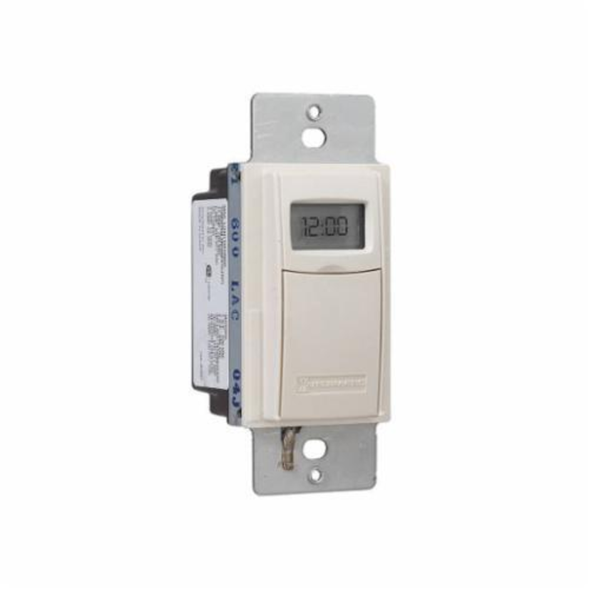 Intermatic® ST01A Digital Heavy Duty In-Wall Timer, 7 days Setting, 120/277 VAC, 1 hp, 3-Way/SP Contact, 1 Poles