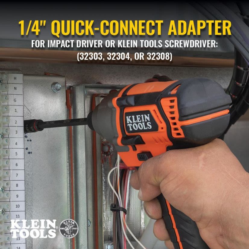 Klein 32766 3-in-1 Impact Flip Socket