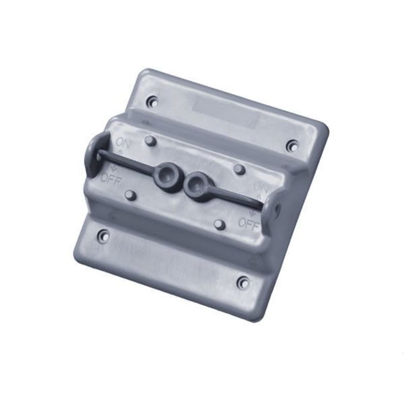 Ipex 278090 VSC20-2-U PVC WP DBL GANGCOV. TOGGLE SWITCH