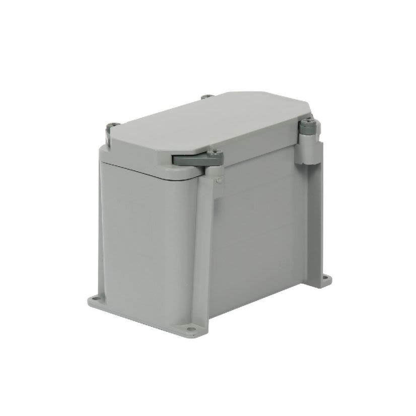 Scepter JBox 278303 Junction Box, 6 in H x 3 in W x 4 in D, Flat Cover, NEMA 1/2/3R/4/4X/6/6P/12/13 NEMA Rating, PVC