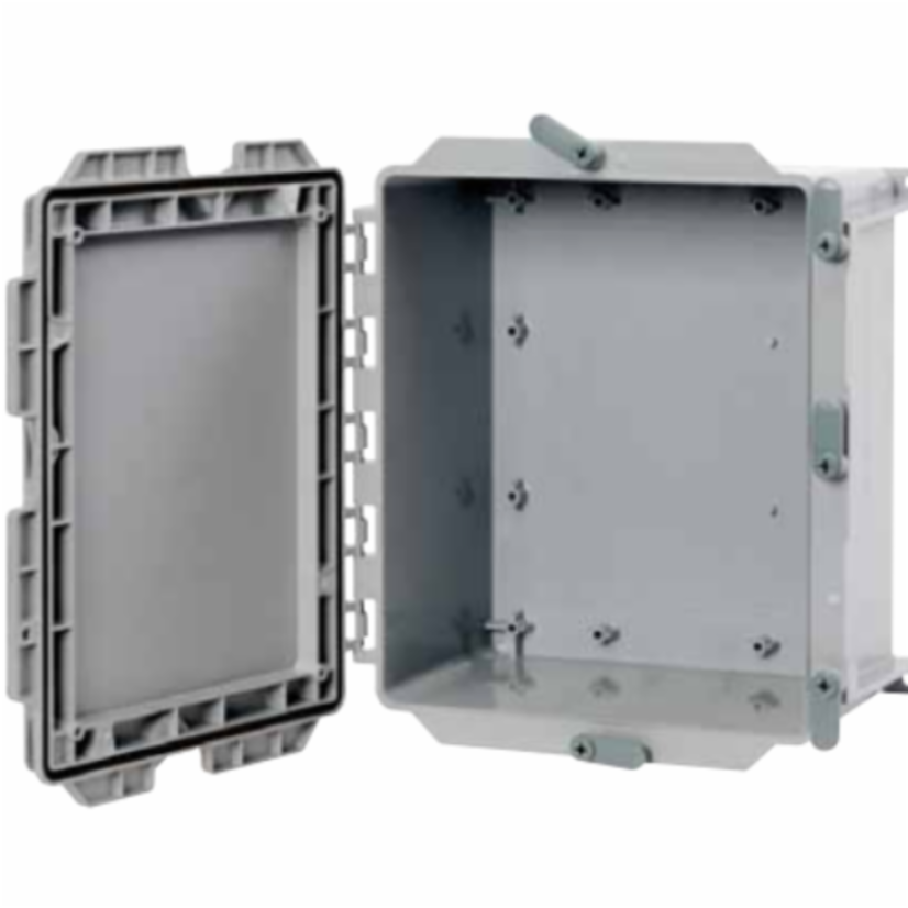 Ipex 278304 JBX664 6x6x4 Junction Box W/Gasket And Integral Cover Fasteners NEMA 4/4x