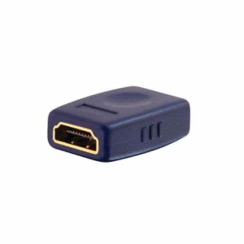 Legrand Quiktron® VELOCITY™ 40970 HDMI Coupler, Female to Female Threaded, Blue