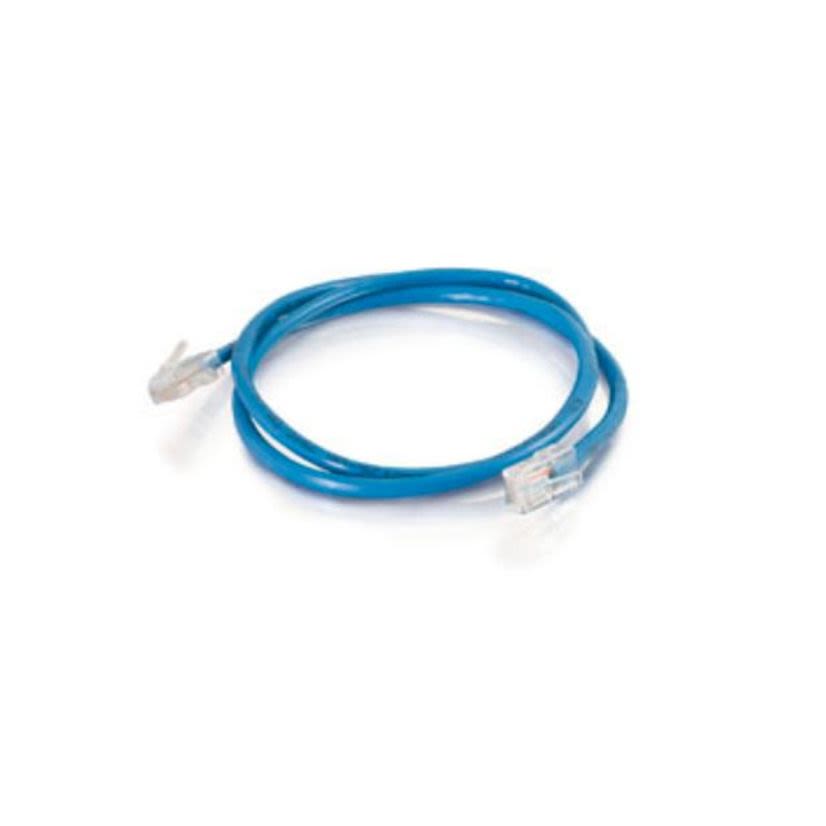 QUIKTRON 566-110-007 75128 CAT 6 7 FT BLUE NON-BOOTED PATCH CORD CABLE VALUE SERIES