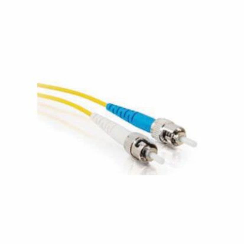 Legrand Quiktron® 810-247-006 Value Duplex Singlemode Fiber Jumper Cable, 10 Fiber, 9 um Core, 2 m L, Yellow