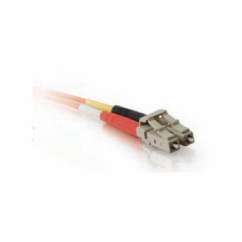 Legrand Quiktron® 810-LL2-006 Value Duplex Multi-Mode Fiber Jumper Cable, 10 Fiber, 62.5 um Core, 2 m L, Orange