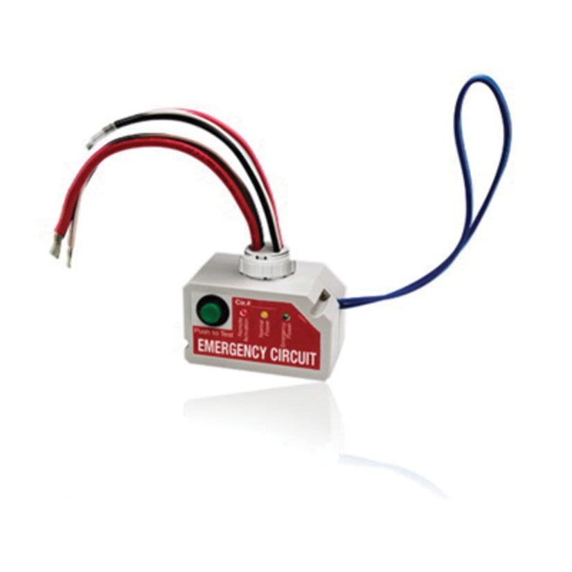 Legrand WattStopper® ELCU-200 Emergency Lighting Control Unit, 120/277 VAC, Flying Lead Connector