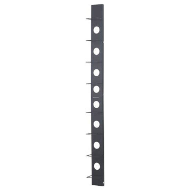 Ortronics VO-84-T6E Vertical Organizer, 84 in H x 6 in W x 5.31 in D, Black