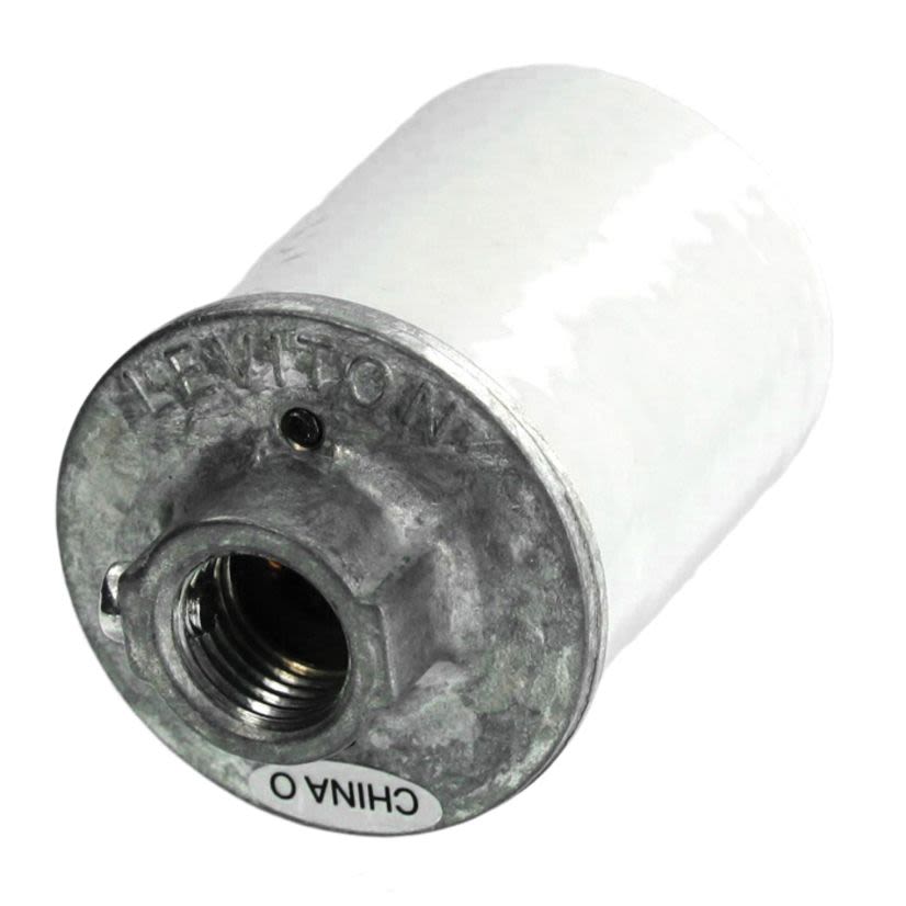 Leviton® 10046 Lampholder, 660 W Lamp, 250 VAC, E26 Medium Incandescent Lamp