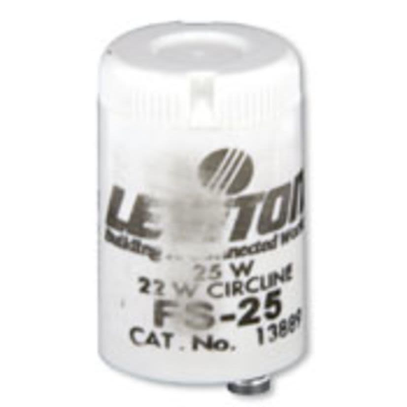 Leviton® 13889 Lamp Starter, Fluorescent Lamp, 120 VAC