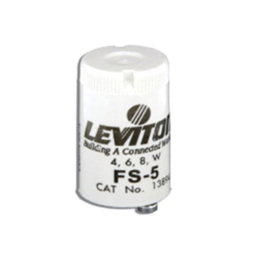 Leviton® 13894 Lamp Starter, Fluorescent Lamp, 120 VAC