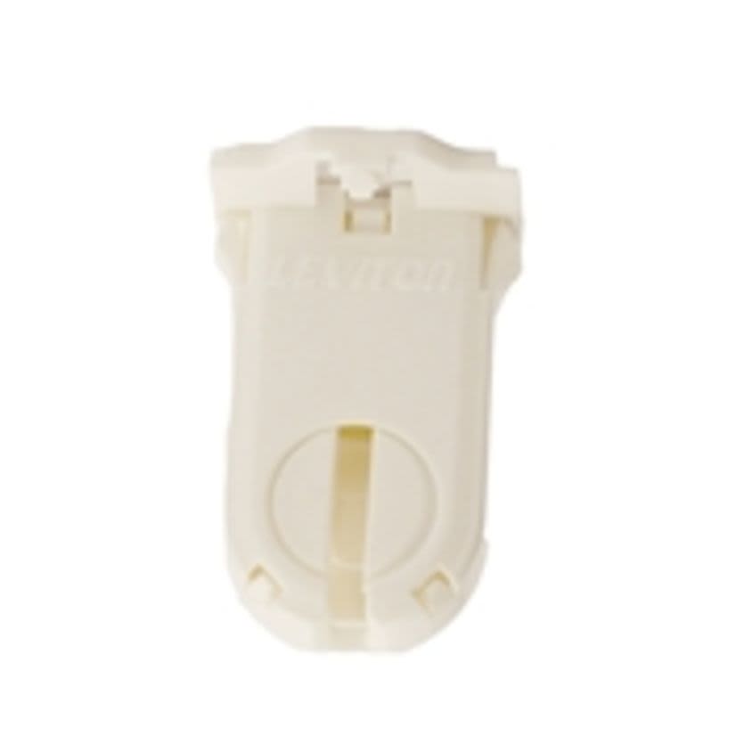 Leviton® 23660-SWP Lampholder With Lamp Lock, 660 W Lamp, 600 VAC, Bi-Pin G13 Medium Fluorescent Lamp