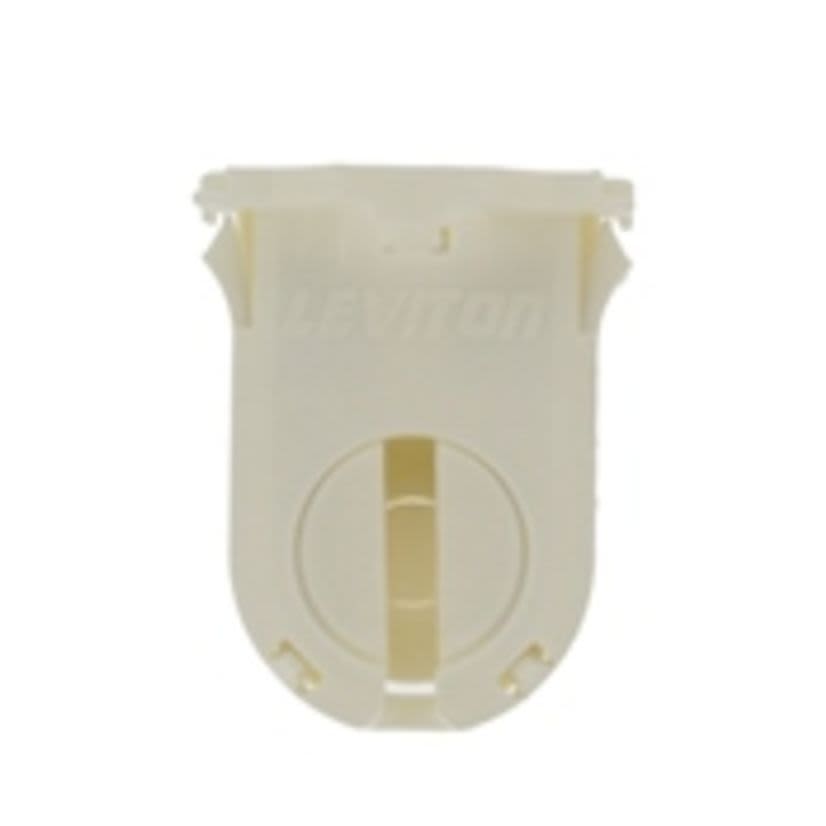 Leviton® 23661-SWP Lampholder With Lamp Lock, 660 W Lamp, 600 VAC, Bi-Pin G13 Medium Fluorescent Lamp