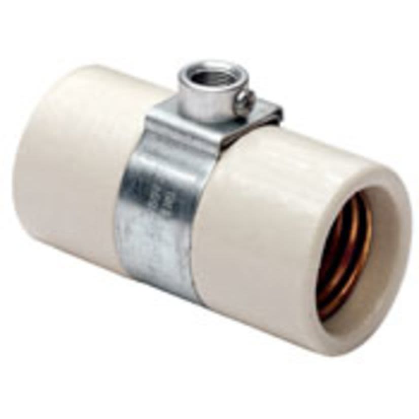 Arlington 4005 Adjustable Non-Metallic Conduit Throat Liner, 1-1/2 in Trade, Polypropylene