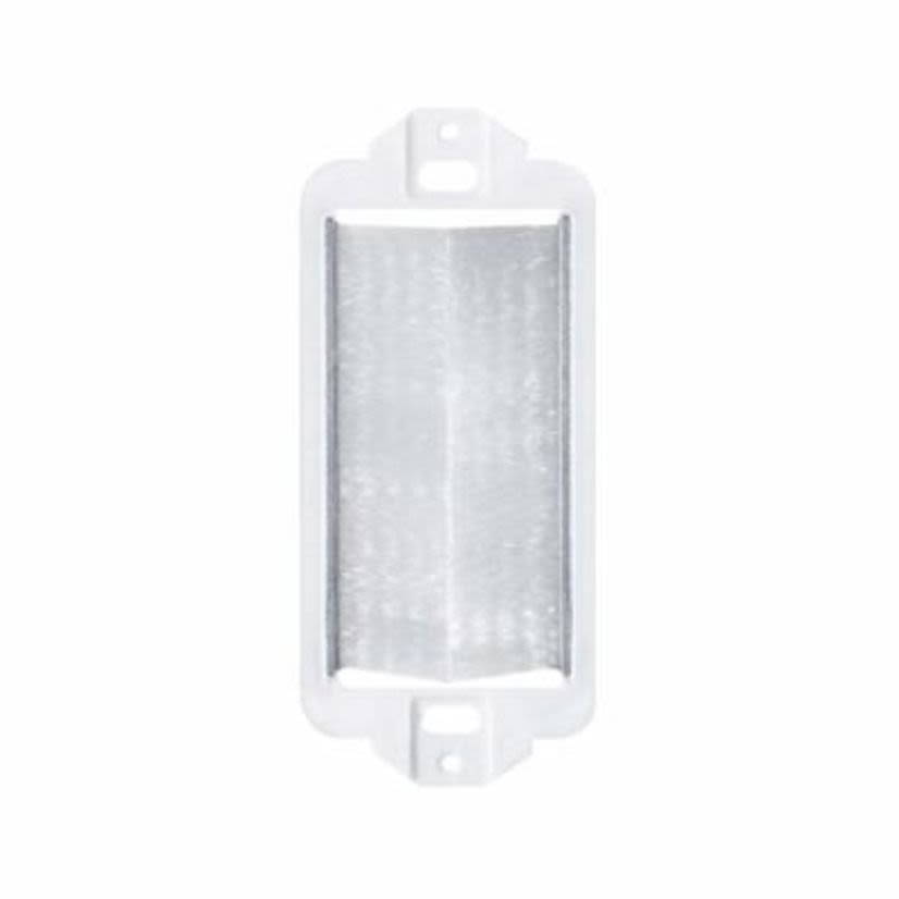 Leviton® Decora® 41075-DBW Brush Pass-Through Insert, 1 Gang, White