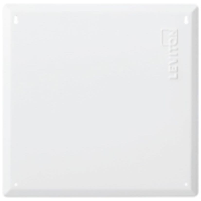 Leviton® Structured Media® 47605-14B 140 Flush Mount Cover, Flush Cover, For Use With Structured Media® 14 in Center Enclosure, Steel, 15.32 in H x 15.62 in W x 0.2 in D
