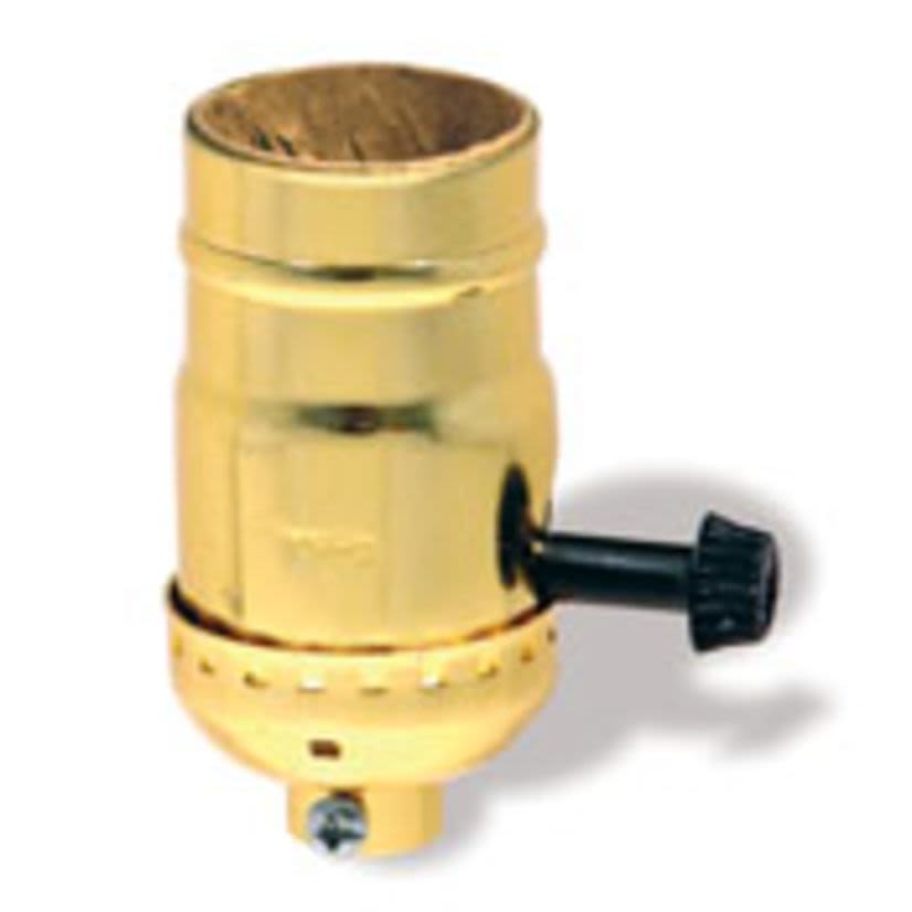 Leviton® 7090-BR 2-Circuit Electrolier Lampholder, 250 W, 250 VAC, Medium Incandescent Lamp