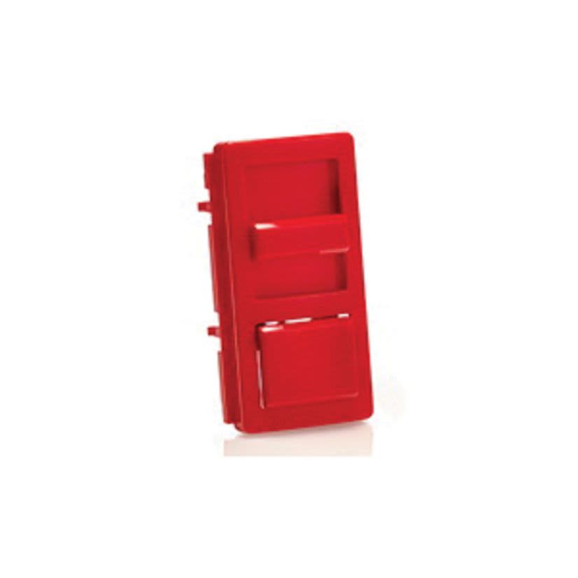 Leviton® IllumaTech® IPKIT-NR Color Change Kit, For Use With IllumaTech® Preset Slide Control Dimmer, 0 to 55 deg C Operating Temperature, 20 to 90 % Non Condensing Relative Humidity, Wall Mount, Pushbutton Actuator, Red
