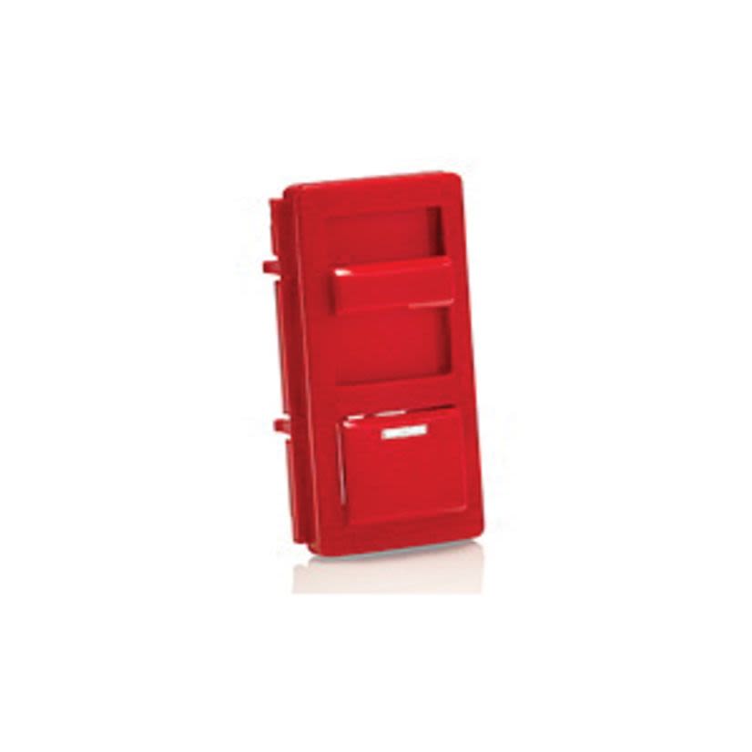 Leviton® IllumaTech® IPKIT-R Color Change Kit With LED Locator Light, For Use With IllumaTech® Preset Slide Control Dimmer, 0 to 55 deg C Operating Temperature, 20 to 90 % Non Condensing Relative Humidity, Wall Mount, Pushbutton Actuator, Red