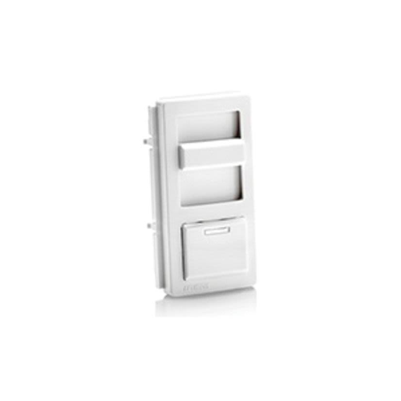 Leviton IllumaTech IPKIT-W Color Change Kit With LED Locator Light, For Use With IllumaTech Preset Slide Control Dimmer, 0 to 55 deg C Operating Temperature, 20 to 90 % Non Condensing Relative Humidity, Wall Mount, Pushbutton Actuator, White