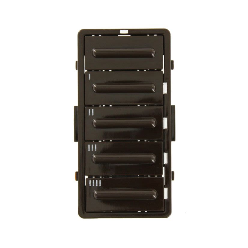 Leviton® Decora® LTBKT-B 1-Gang Timer Color Change Kit, 0 to 40 deg C Operating Temperature, Wall Mount, Screw Base, For Use With LTBxx Series 5-Button Timer, Brown