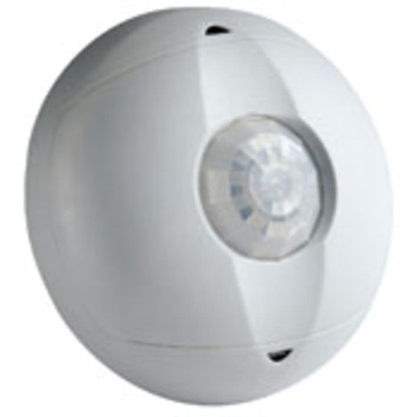 Leviton® OSC04-I0W Low Voltage Occupancy Sensor, 24 VDC, PIR Sensor, 450 sq-ft Coverage, 360 deg Viewing, Ceiling Mount