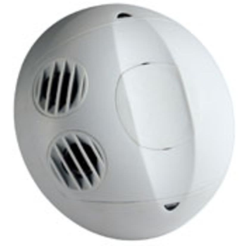 Leviton® OSC05-U0W Low Voltage Occupancy Sensor, 24 VDC, Ultrasonic Sensor, 500 sq-ft Coverage, 180 deg Viewing, Ceiling Mount