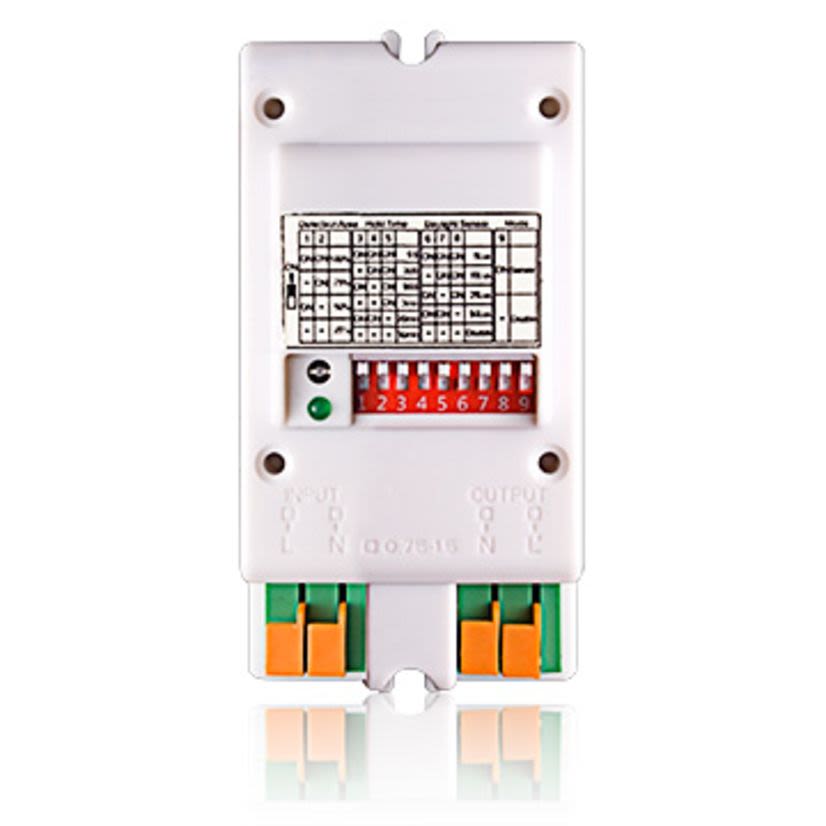 Leviton OSM3D-V1W Occupancy Sensor, 120/277 V AC, High Frequency Microwave Sensor, 3 to 30 ft Coverage, 150/360 deg Viewing, Wall Mounting