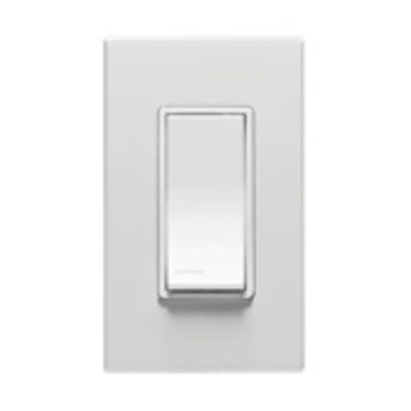 Leviton® Vizia RF +® VP0SR-10Z 3-Way Coordinating Electronic Remote Switch, 120 VAC, 1 Poles, Soft On/Fade Off Operation, Ivory/Light Almond/White