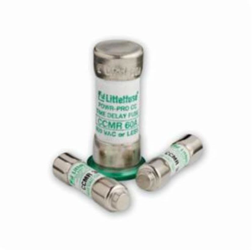 Littelfuse® POWR-PRO® CCMR035 CCMR Time Delay Fuse, 35 A, 600 VAC/250 VDC, 200/20 kA Interrupt, CD Class, Cartridge Body