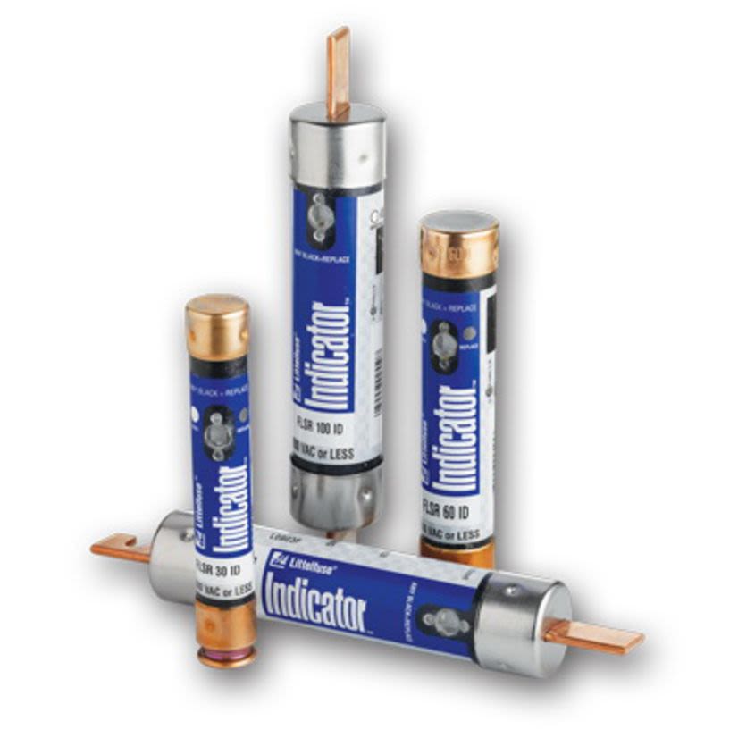 **DISCONTINUED** Littelfuse POWR-GARD FLSR.500ID FLSR Current Limiting Time Delay Fuse, 1/2 A, 600 VAC/300 VDC, 200/20 kA Interrupt, RK5 Class, Cylindrical Body