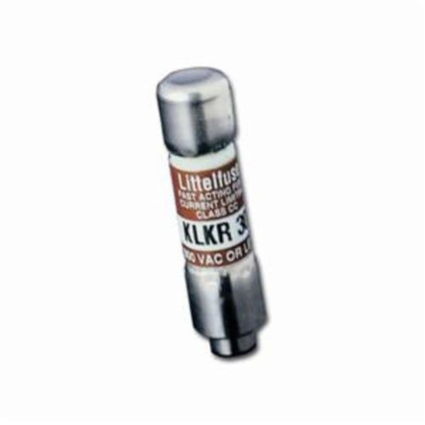 Littelfuse POWR-GARD® KLKR.500 KLKR High Speed Fast Acting Fuse, 0.5 A, 600 VAC/300 VDC, 200/20 kA Interrupt, CC Class, Cartridge Body