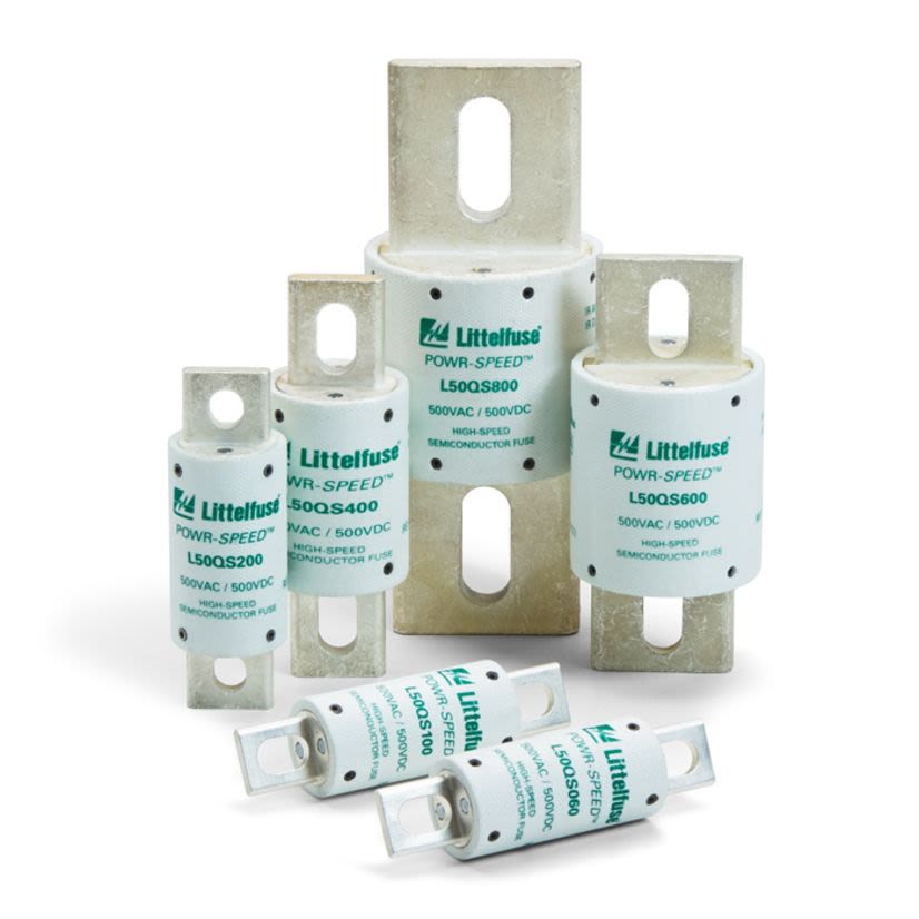 Littelfuse POWR-SPEED L50QS150 Halogen-Free High Speed North American Traditional Semiconductor Fuse, 150 A, 500 V AC/DC, 50/200 kA Interrupt, Class: AR, Cartridge/Round Body